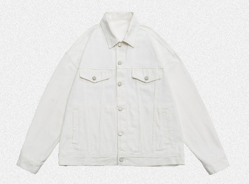 Retro Washed Dyed Loose Denim Coat