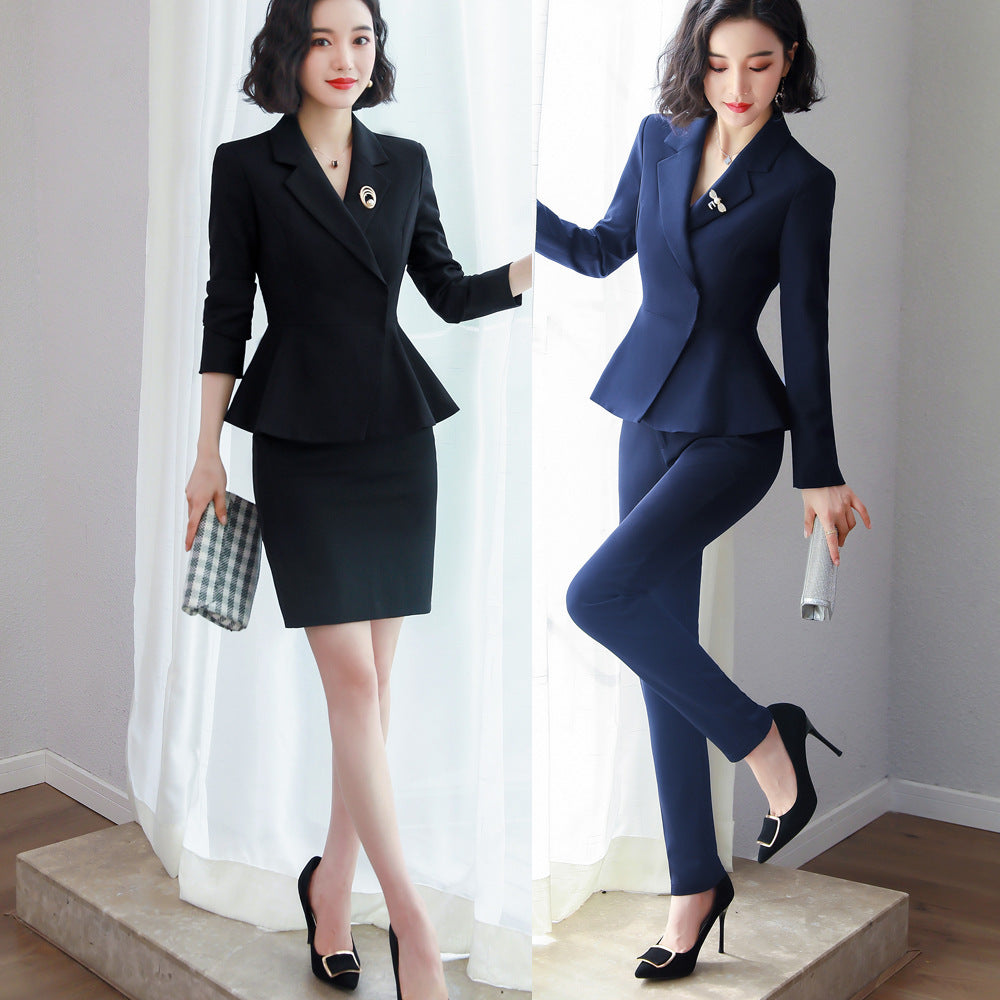 Women's Professional Suits, Women's New Slim Temperament Formal Wear