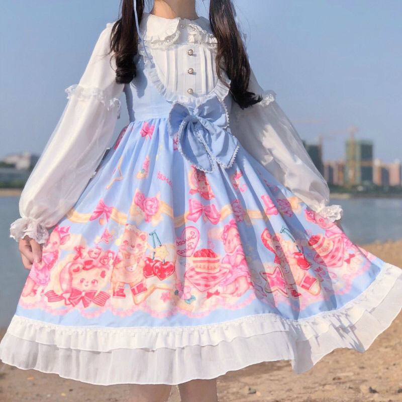 Children's Clothing Sling Dress Sweet Girl 6 To 14 Years Old Lolita Only Sells Slings And Does Not Take In