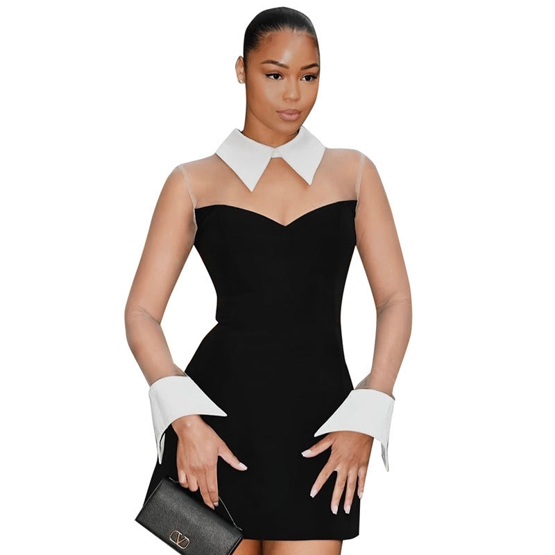 Summer New Fashion Slim-fit Sheath Dress