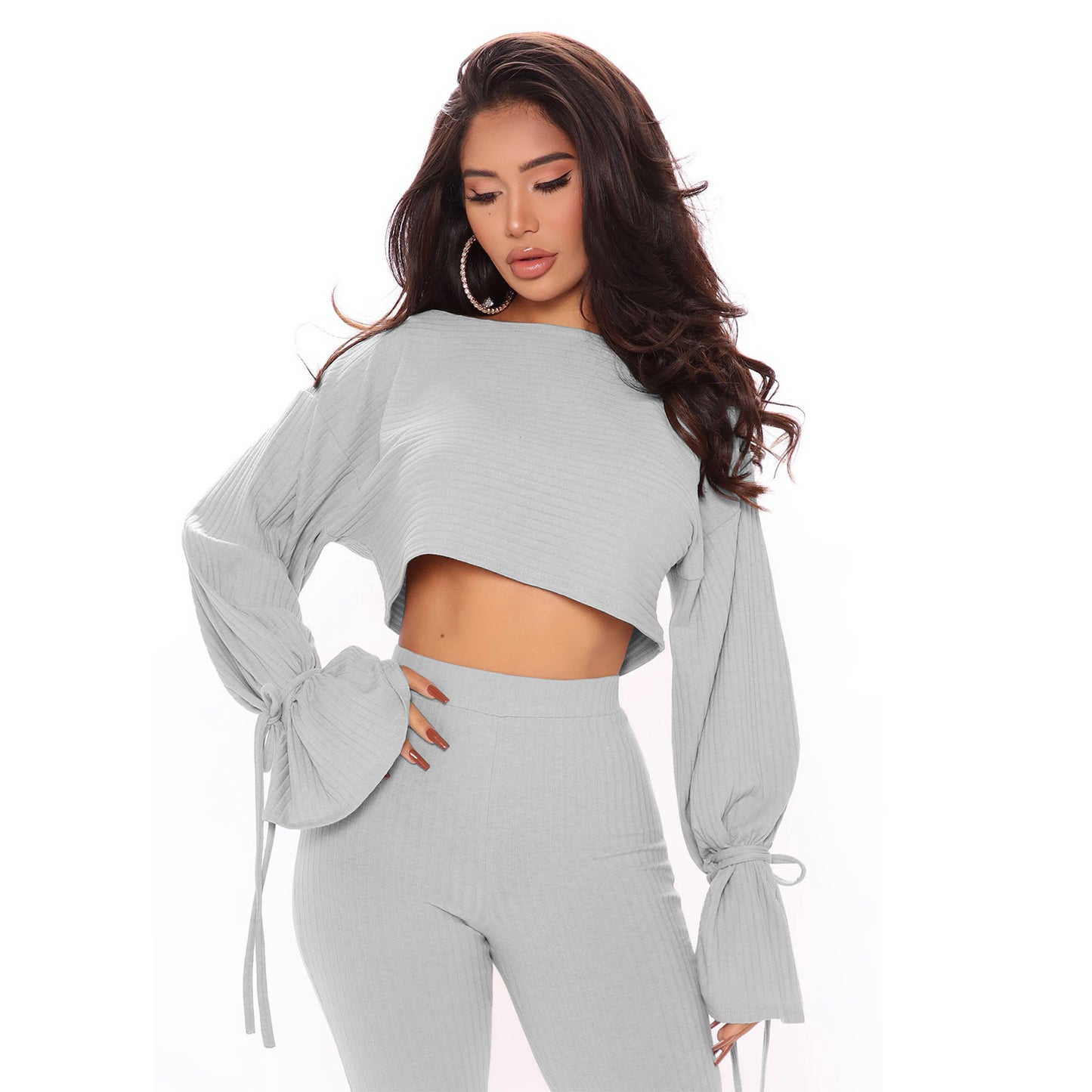 European And American Women's Two-piece Trouser Suit