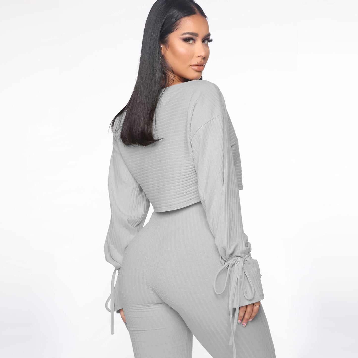 European And American Women's Two-piece Trouser Suit
