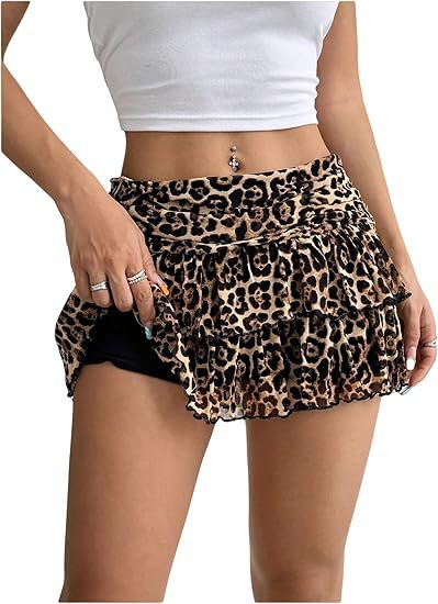 Multi-layer Stacked Short Skirt Fashion Lace