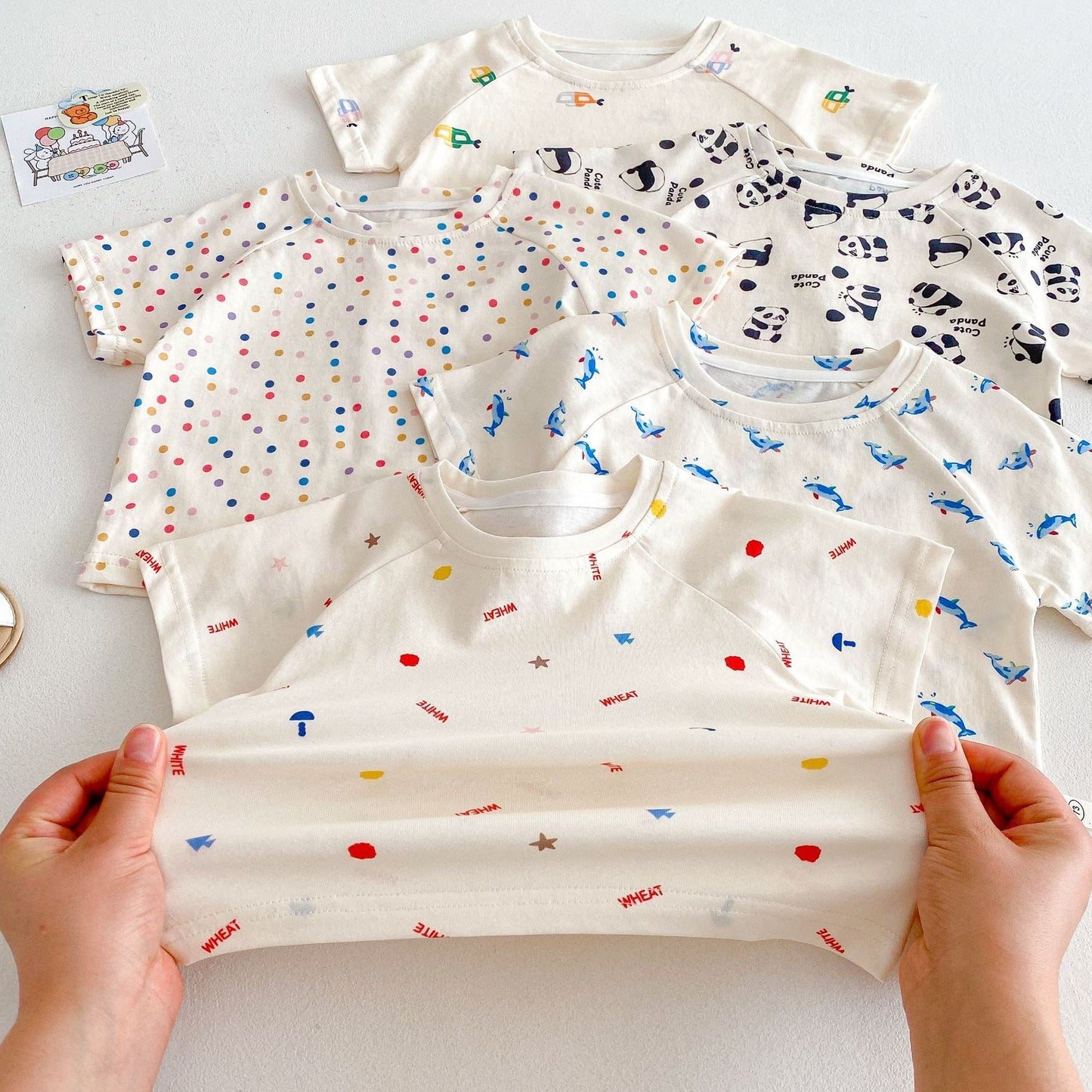 Full Version Car T-shirt Baby Trendy Shorts Two-piece Set