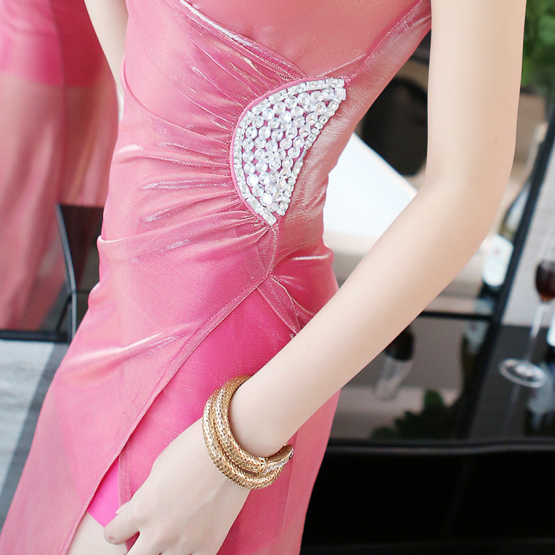Sheer mesh dress