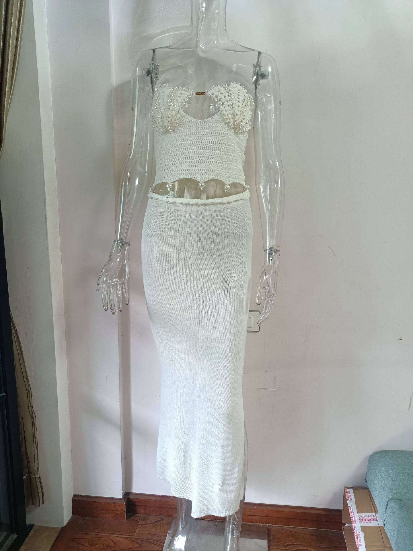 Handmade Beaded Top With Design Sense