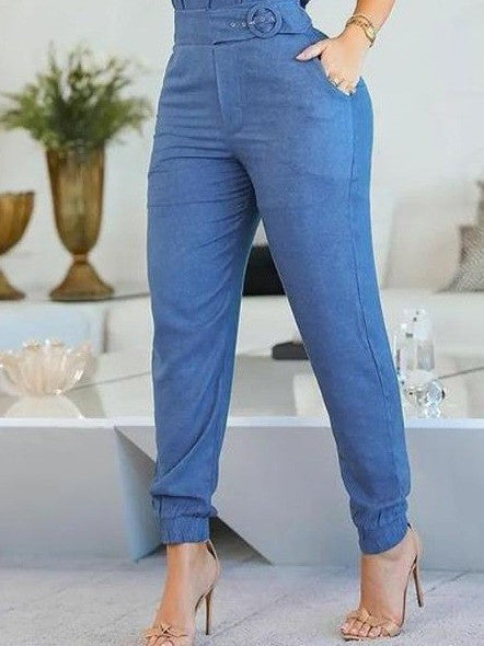 Elegant Sling Casual Slim Fit Denim Suit