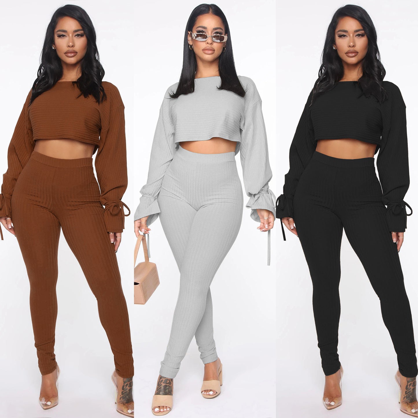 European And American Women's Two-piece Trouser Suit