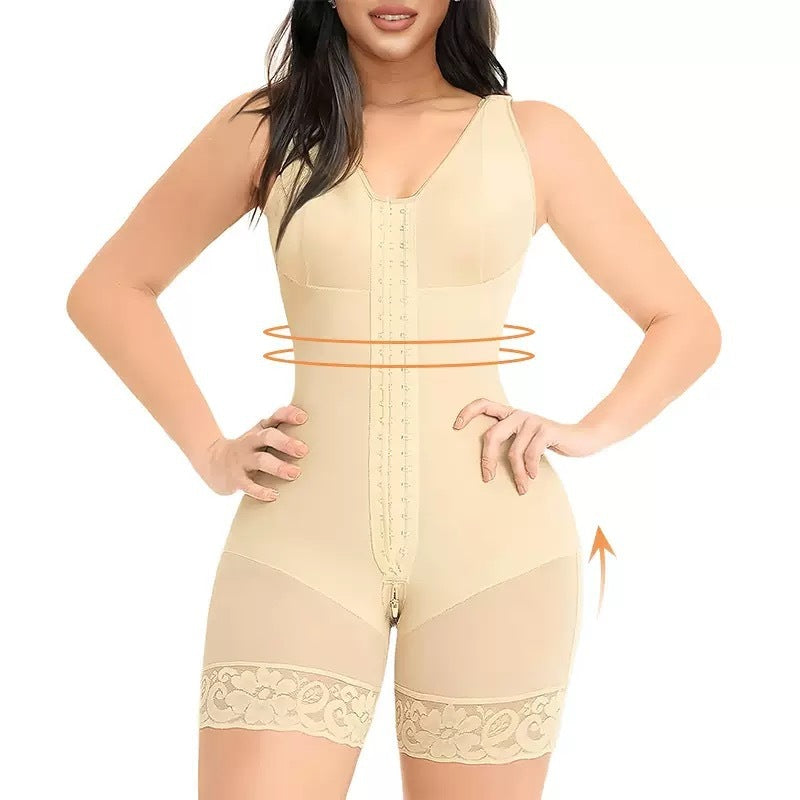 Reinforced Breasted One-piece Corset High Elastic