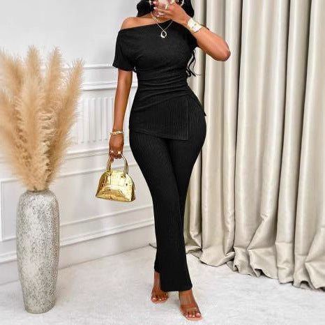 Short-sleeved Trousers Home Wear Two-piece Set