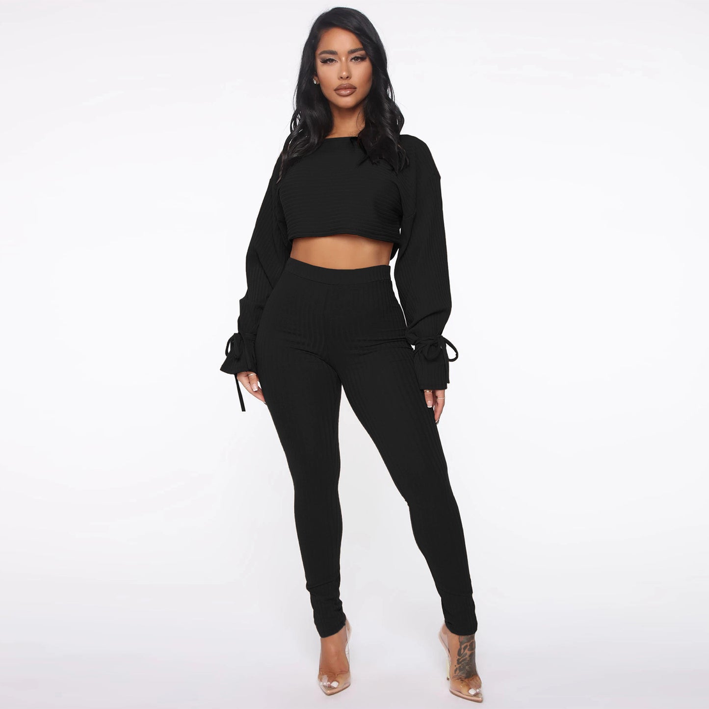European And American Women's Two-piece Trouser Suit